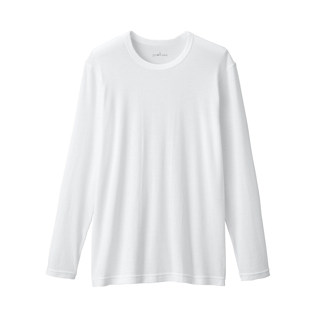 男棉保暖圓領長袖T恤