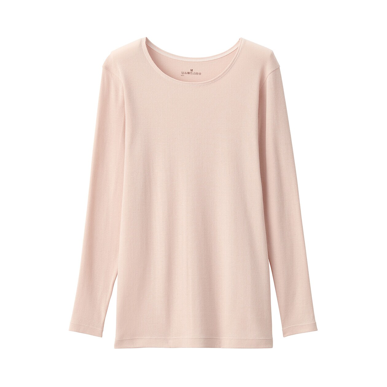 女棉保暖圓領長袖T恤