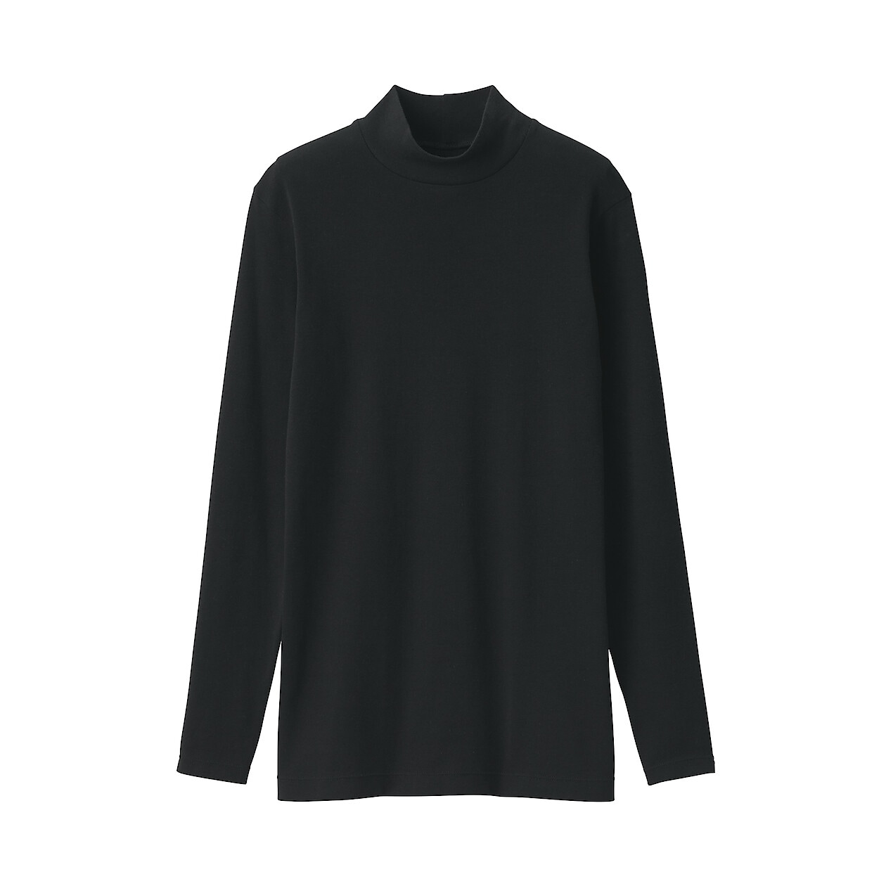 女棉保暖半高領長袖T恤