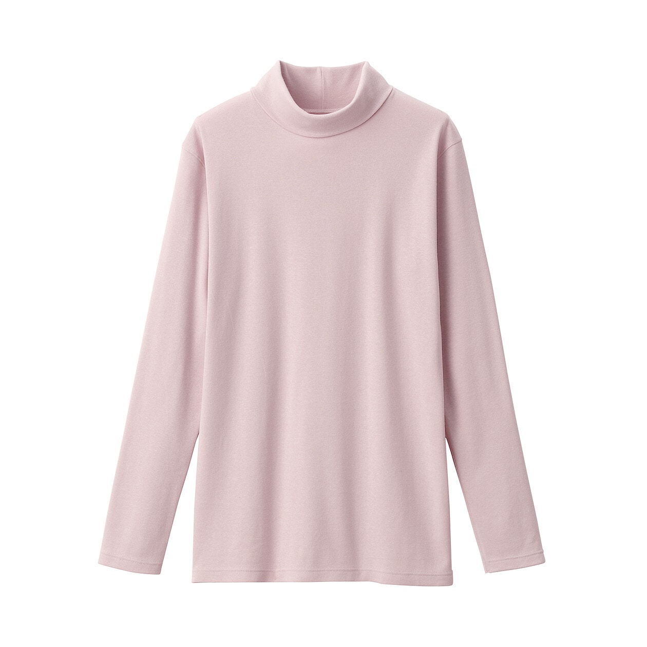 女棉保暖厚織高領長袖T恤