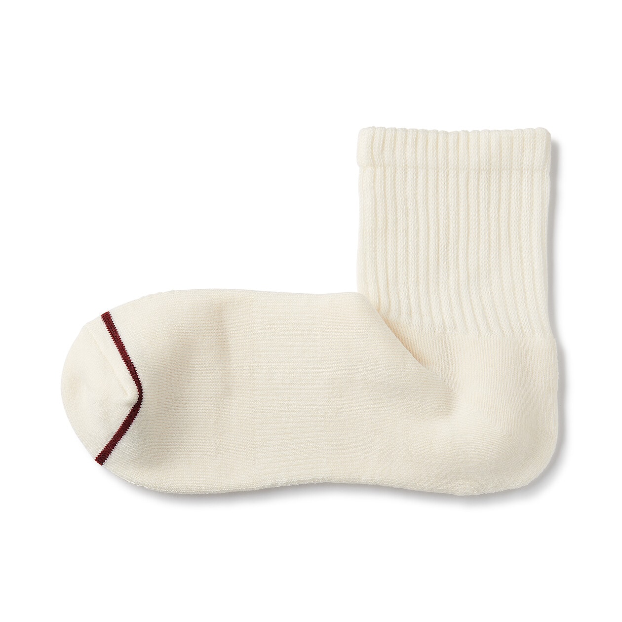 男棉保暖厚織直角短襪