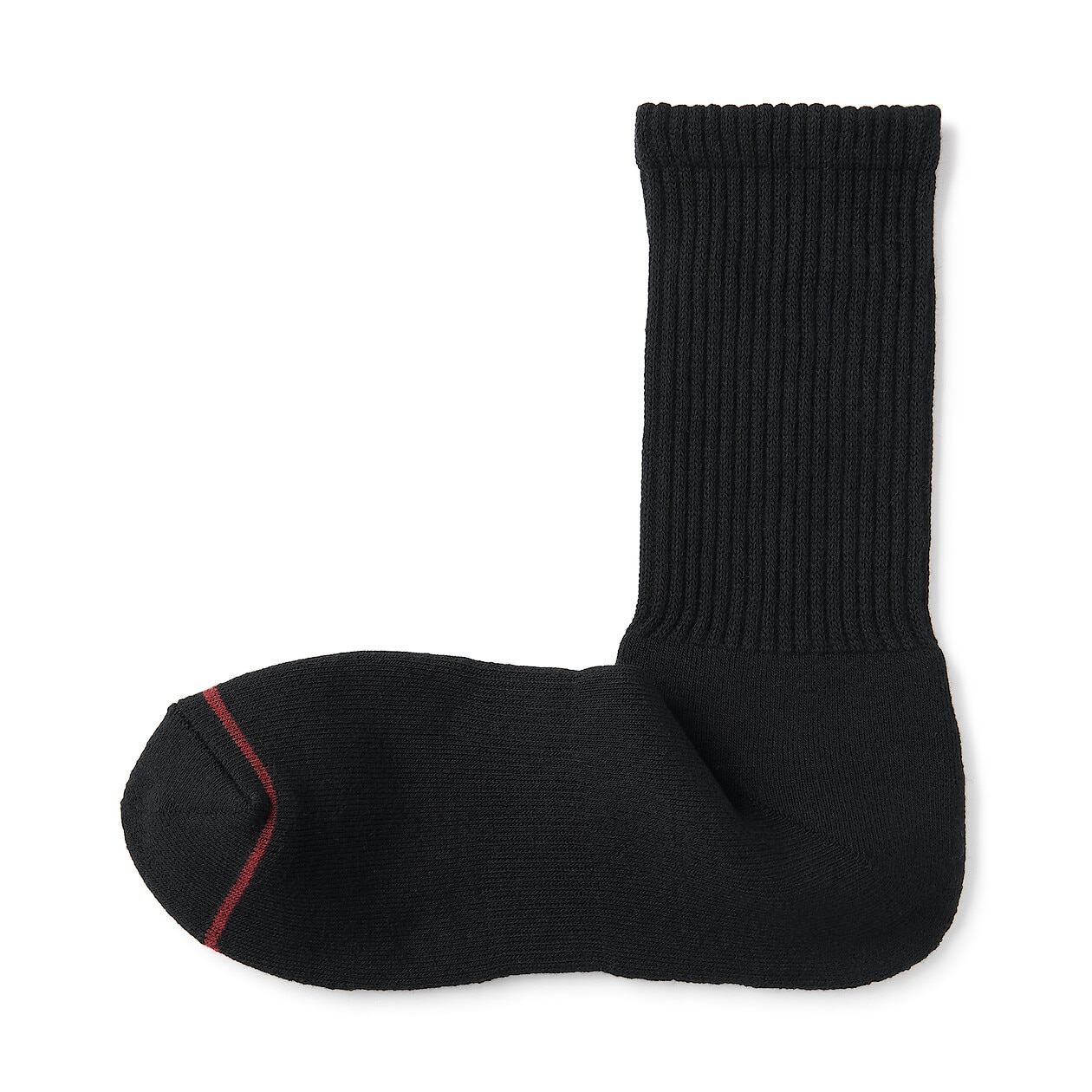 男棉保暖厚織直角襪