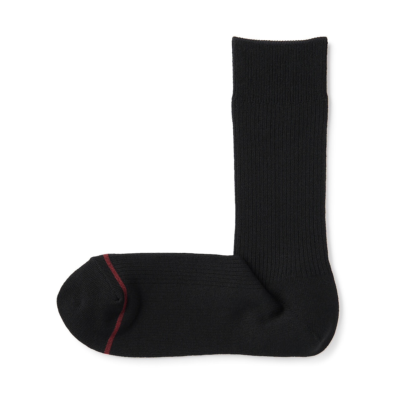 男棉保暖螺紋直角襪