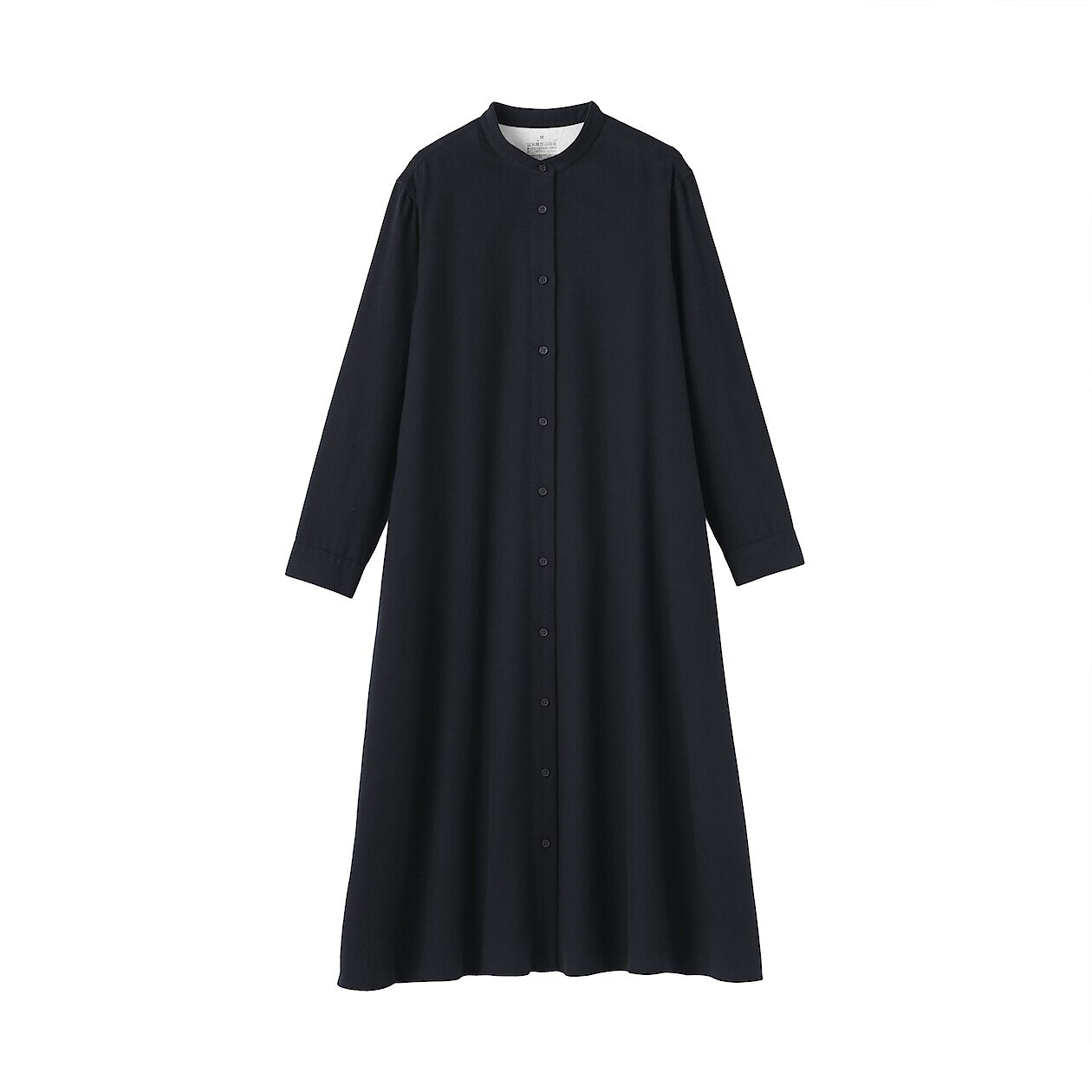 女雙面起毛法蘭絨立領長袖洋裝