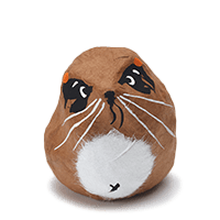 紙塑民間藝術品 小狸貓