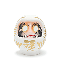 吉祥不倒翁 一號 白