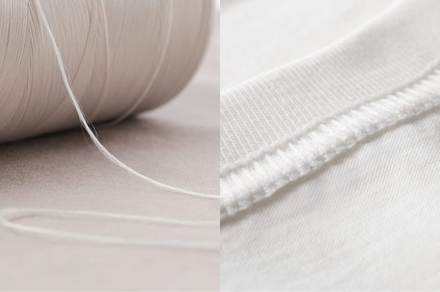 縫合處的觸感變得更溫和示意圖