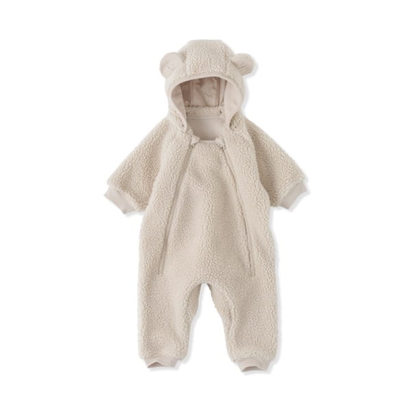 新生兒絨毛刷毛連身衣