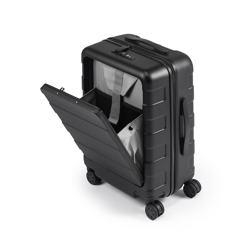 四輪前開式硬殼止滑拉桿箱32L